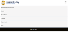 Tablet Screenshot of greeleyelementary.net